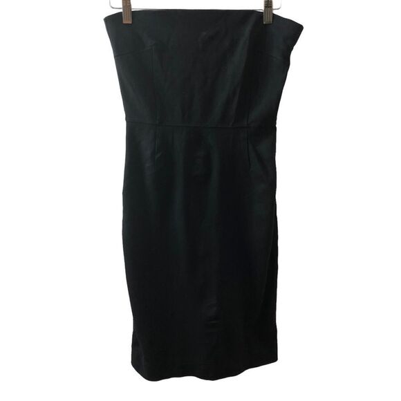 Gap Y2K Side Stripe Strapless Dress Sz 4 - Picture 3 of 9